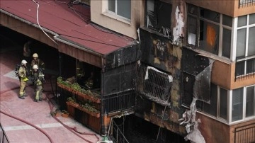 Beşiktaş'ta yanan gece kulübünde olay yeri inceleme ekiplerinin çalışması sürüyor
