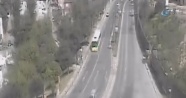 Beykoz'daki trafik kazası kamerada