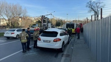 Beyoğlu'nda zincirleme trafik kazası
