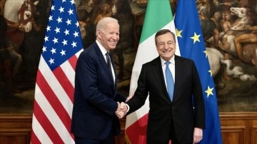 Biden, 10 Mayıs'ta İtalya Başbakanı Draghi'yi Beyaz Saray'da kabul edecek