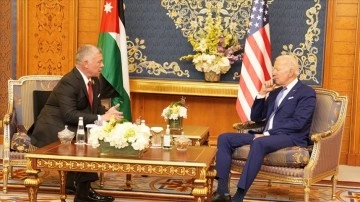 Biden, Ürdün Kralı 2. Abdullah'la Gazze'deki son gelişmeleri görüştü