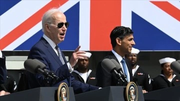 Biden ve Sunak, savunma ve ekonomi işbirlikleri başta olmak üzere küresel meseleleri ele aldı