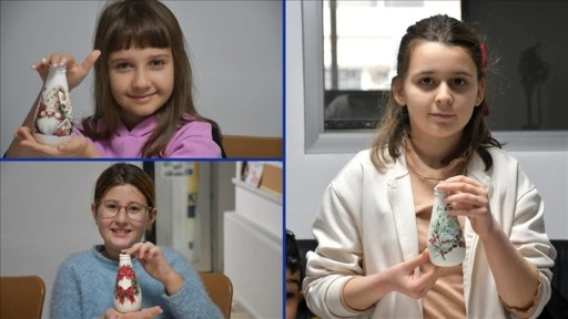 Bilecik'te atıklar &ccedil;ocukların elinde sanat eserine d&ouml;n&uuml;ş&uuml;yor