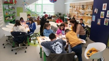 "Bilim Erzurum" yarıyıl tatilinde çocuklarla doldu