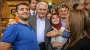 Binali Yıldırım, Diyarbakır'da esnafı ziyaret etti