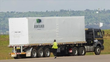 BioNTech'in konteyner aşı fabrikası Ruanda'ya ulaştı