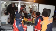 Bitlis'te 'snowtrack' ambulansla astım hastasına ulaşıldı