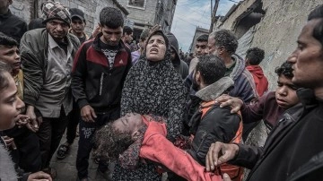 BM: Gazze'de öldürülen yaklaşık 25 bin kişinin yüzde 70'i çocuk ve kadın