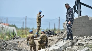 BM Geçici Barış Gücü, İsrail’in vurduğu Lübnan’ın güneyinde incelemeler yapıyor