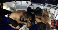 Bodrum açıklarında batmak üzere olan teknedeki 13 göçmen kurtarıldı