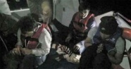 Bodrum'da Sahil Güvenlik ekipleri 14 mülteciyi kurtardı