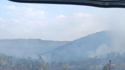 Bolu'da ormanlık alanda &ccedil;ıkan yangın kontrol altına alındı