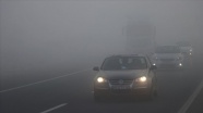 Bolu'da sis etkili oluyor