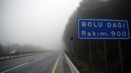 Bolu Dağı'nda sağanak ve sis