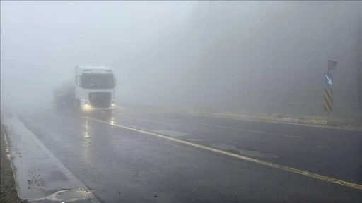 Bolu Dağı'nda sis etkili oldu