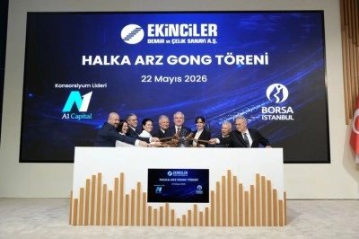 Borsa İstanbul'da gong Ekinciler Demir ve &Ccedil;elik Sanayi AŞ i&ccedil;in &ccedil;aldı