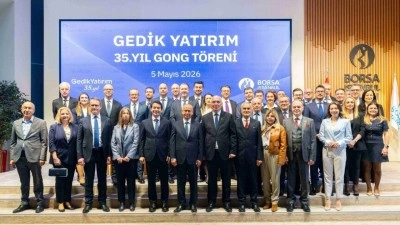 Borsa İstanbul'da gong Gedik Yatırım'ın 35'inci yılı onuruna &ccedil;aldı