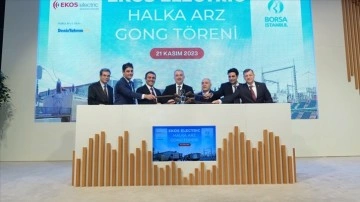 Borsa İstanbul'da gong EKOS Electric için çaldı