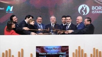 Borsa İstanbul'da Gong Mega Metal için çaldı