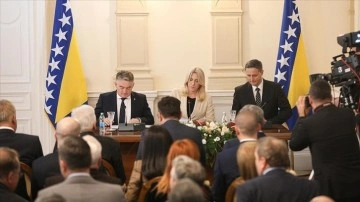 Bosna Hersek Devlet Başkanlığı Konseyinin yeni üyeleri görevlerini teslim aldı