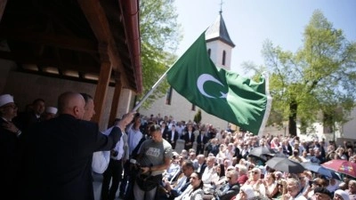 Bosna Savaşı'nda yıkılan ve T&uuml;rkiye'nin desteğiyle yeniden yapılan Dugalica Camisi ibadete a&ccedil;ıldı