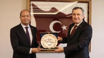BOTAŞ Genel Müdürü Fidan, Mısır'ın Ankara Büyükelçisi el-Hamami ile doğal gazda işbirliğini gör