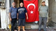 Bozkurt&#039;ta selin vurduğu dükkanlara Türk bayrakları asılıyor