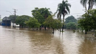 Brezilya'da şiddetli yağışların yol a&ccedil;tığı sellerde &ouml;lenlerin sayısı 30'a &ccedil;ıktı