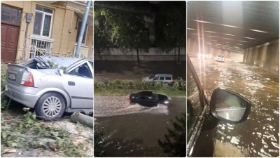 Bulgaristan'da şiddetli fırtına hayatı olumsuz etkiledi