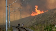 Bulgaristan-Türkiye sınırındaki yangın kontrol altına alınamıyor