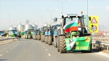 Bulgaristan'da tarım sektörü çalışanları ülke genelinde protestolarını sürdürüyor