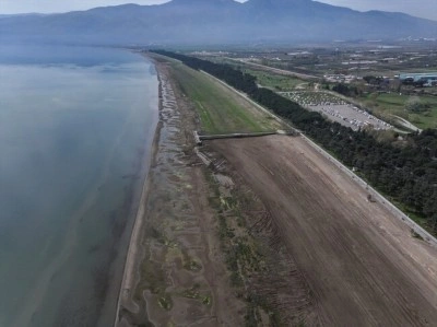 Bursa'da barajları dolduran yağışlar İznik G&ouml;l&uuml;'ne fayda etmedi