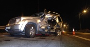 Bursa’da otoyolda feci kaza: 2 yaralı