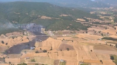 Bursa'da ve İzmir'de &ccedil;ıkan orman yangınlarına m&uuml;dahale ediliyor