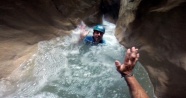 Bursalı dağcılar Harmankaya kanyonunu keşfetti