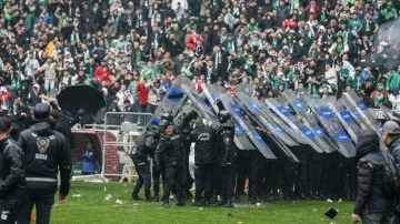 Bursaspor-Amed Sportif Faaliyetler maçında çıkan olaylara ilişkin gözaltı sayısı 9'a yükseldi