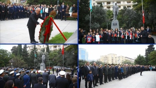 Büyük Önder Atatürk vefatının 87. yılında Azerbaycan'da anıldı