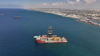 &Ccedil;ağrı Bey&rsquo;in Mogadişu&rsquo;ya ulaşmasıyla Somali a&ccedil;ıklarındaki enerji arayışında yeni aşamaya ge&ccedil;ildi