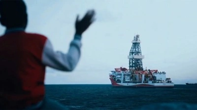 &Ccedil;ağrı Bey Sondaj Gemisi, CURAD-1 kuyusuna doğru yola &ccedil;ıktı