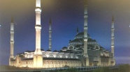 Çamlıca Camisine 3 boyutlu aydınlatma