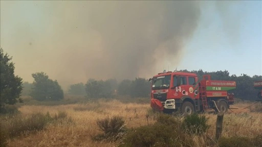 Çanakkale'de tarım arazisinde başlayıp ormana sıçrayan yangın kontrol altına alındı