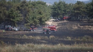 Çanakkale'de ormanlık alanda etkili olan yangın söndürüldü