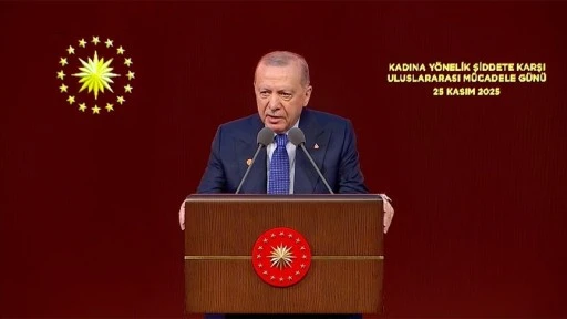 CANLI- Cumhurbaşkanı Erdoğan: Kadına ve çocuğa karşı şiddet bir insanlık suçudur