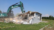 Çatalca&#039;daki ruhsatsız yapılar yıkılıyor