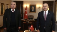 Çavuşoğlu, Afganistan eski Cumhurbaşkanı Yardımcısı Mareşal Raşid Dostum'la görüştü