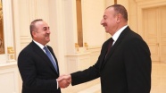 Çavuşoğlu, Aliyev ile görüştü