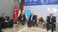 Çavuşoğlu Erbil'de Türkmen siyasi yetkililer ile görüştü