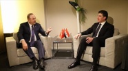 Çavuşoğlu, IKBY Başbakanı Neçirvan Barzani ile görüştü