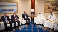 Çavuşoğlu'ndan Katar'da diplomasi trafiği