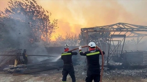 CEKUT ekiplerinden orman yangınlarıyla mücadeleye destek
